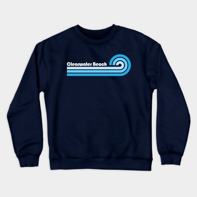 Clearwater Beach Crewneck Sweatshirt by PodDesignShop